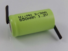 Acumulator-zelle 2/3aa mit z-lotfahne ni-mh 1.2v 650mah, , foto