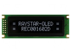 &amp;#039;Afi?aj OLED Alfanumeric 16x2 85x30x10mm Alb 14 PIN&amp;#039; foto