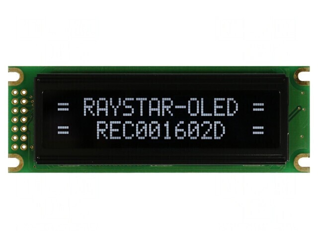 &#039;Afișaj OLED Alfanumeric 16x2 85x30x10mm Alb 14 PIN&#039;