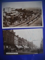 HOPCT LOT 1891 ANGLIA VECHE 1932 -2 CARTI POSTALE VECHI-CIRCULATE