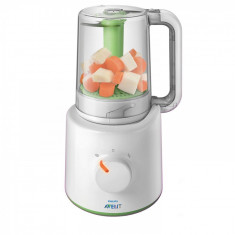 Aparat de gatit cu aburi si blender SCF870/20 Philips Avent