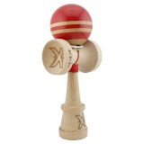Kendama X Originala RAINBOW, Profesionala, Cyrax, Cupe Mari KING SIZE V3, Super Sticky, Gaura in Baza, Rulment Metalic, din lemn 18 cm, Ata 55 cm, Ros