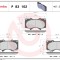 BREMBO P 83 102 PRIME LINE set placute frana disc