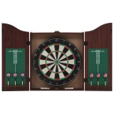 vidaXL Placă de darts profesională din sisal, cu dulap și 6 săgeți 91462