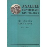 Analele Universitatii din Craiova. Seria Matematica-Fizica-Chimie, Volumul al V-lea 1977