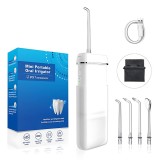 Mini irigator oral portabil pentru dus bucal LUVLU&trade;, 1600 pulsatii/min, presiune 140 psi, 3 moduri de intensitate, cap rotativ 360&deg;, rezervor 140ml, a