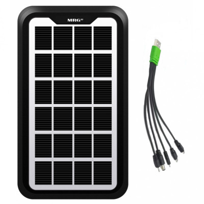 Panou Solar Portabil MRG MGD10X, 3W, Iesire USB, Negru C733 foto