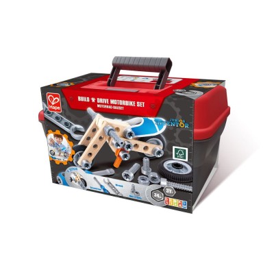 Set de constructie motociclete Hape 34 piese foto
