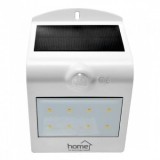 Reflector LED cu panou solar, cu senzor de miscare, Alb Home FLP 2/WH Solar, 1200 mAh