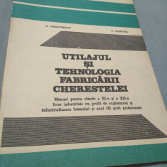 UTILAJUL SI TEHNOLOGIA FABRICARII CHERESTELEI XI -XII A.GRIGORESCU 1993