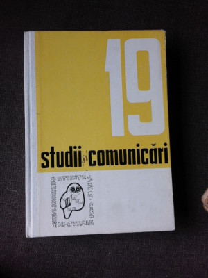 STUDII SI COMUNICARI 19, MUZEUL BRUKENTHAL, STIINTE NATURALE, 1975 foto