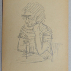 Mihu Vulcanescu "Portret" desen