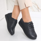 Pantofi dama casual Negri din Piele Naturala Samiana, 37
