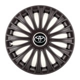 Set 4 Capace Roti, potrivite jantelor de R14, pentru Toyota, model dino Negru