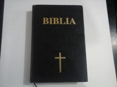 BIBLIA SAU SFINTA SCRIPTURA A VECHIULUI SI NOULUI TESTAMENT * CU TRIMITERI foto