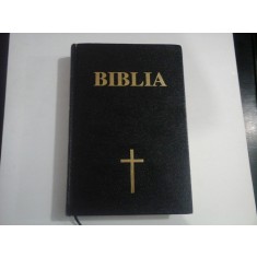 BIBLIA SAU SFINTA SCRIPTURA A VECHIULUI SI NOULUI TESTAMENT * CU TRIMITERI