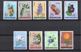 Iugoslavia 1961 - Flori, flora, serie neuzata
