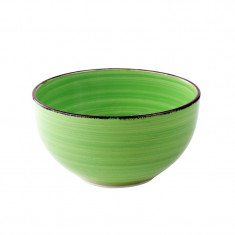 Set 6 boluri Gala Heinner, 14 cm, ceramica, Verde foto