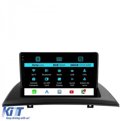 Navigatie Dedicata BMW X3 E83 (2004-2012), 9Inch, 8Gb Ram, 256Gb Stocare, Carplay Performance AutoTuning foto