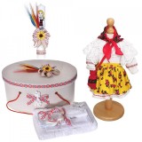 Set rochita botez populara, trusou botez, cutie trusou si lumanare, decor