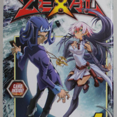 YU- GI - OH ! ZEXAL , VOLUME 4: MESSENGER FROM THE MOON !! by KAZUKI TAKAHASI ...NAOHITO MIYOSHI , 2014, BENZI DESENATE *