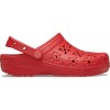 Saboti Crocs Classic Floral Cut-Out Clog Rosu - Cherry Red, 36 - 39