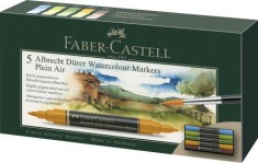 SET 5 MARKERE SOLUBILE PEISAJ A.DURER FABER-CASTELL foto