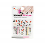 Tatuaj / Sticker Abtibild 3D unghii, Nail Sticker FAM-004