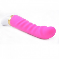 Vibrator Pretty Roz USB 12 Moduri 18.5 cm Roz Mokko Toys foto