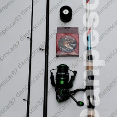 SET FEEDER PRO FL Lanseta ROYAL 3,90m 60-180gr cu Mulineta SP4000 SI 150M FIR