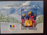 1992 - J.O. de Iarna - Albertville - colita nedantelata - LP1276, Nestampilat