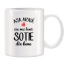 Cana alba personalizata Asa arata cea mai buna sotie din lume, INOVATIX&reg;. 330ml, Oem