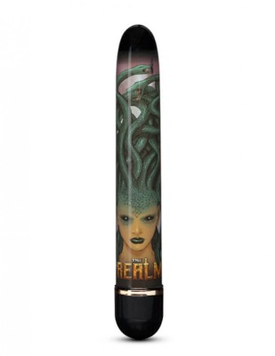 Vibrator Slimline Medusa, Multispeed, ABS, 18 cm foto
