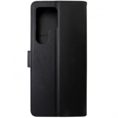 Husa tip carte cu stand si clapeta Techsuit neagra pentru Samsung Galaxy S24 Ultra 5G