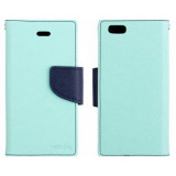 Husa Mercury Fancy Diary iPhone 4 /4S Mint Blister, Cu clapeta, Piele Ecologica