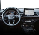 Folie Protectie Display Navigatie, Duragon, Audi Q5 2016-2020, silicon Transparent, Anti-zgarieturi, Kit instalare