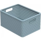 Cos gri pentru depozitare din ratan Country Style, 28 L, ROTHO