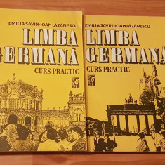 Limba germana - curs practic de Emilia Savin, Ioan Lazarescu (2 vol.)