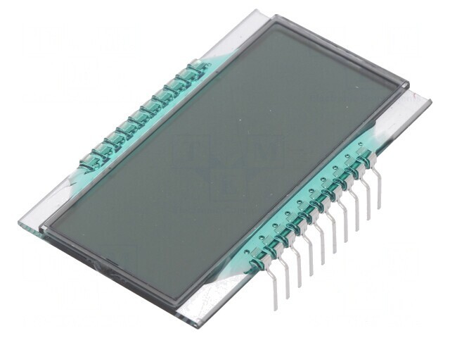 Afişaj LCD 7 Segmente 4 Digiți STN Pozitiv 20-70&deg;C
