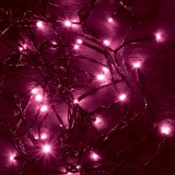 Ghirlanda cu LED-uri, pt interior, pink, 50 LED, Home