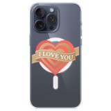 Husa personalizata apple iphone 14 pro max, magsafe, love you