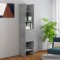 Gossi biblioteca, gri beton, 40x35x180 cm, lemn prelucrat