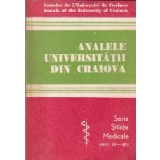 Analele Universitatii din Craiova - Seria Stiinte Medicale - Anul III - 1978