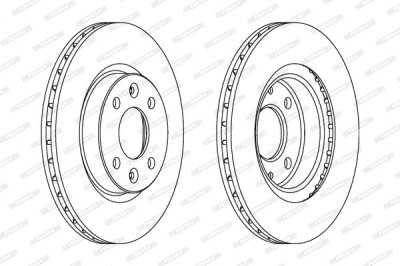 FERODO DDF1096C PREMIER Coat+ disc Disc frana foto