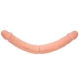 Dildo Dublu Bendable Natural 37 cm