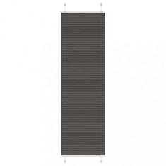 vidaXL Jaluzea plisată negru 65x200 cm Lățime țesătură 64,4cm poliester