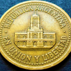 Moneda exotica 25 CENTAVOS - ARGENTINA, anul 1992 * cod 1106