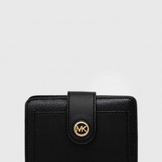 MICHAEL Michael Kors portofel de piele femei, culoarea negru