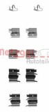 Set accesorii, placute frana MITSUBISHI PAJERO PININ (H6_W, H7_W) (1999 - 2007) METZGER 109-1240
