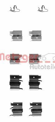 Set accesorii, placute frana MITSUBISHI PAJERO PININ (H6_W, H7_W) (1999 - 2007) METZGER 109-1240 foto